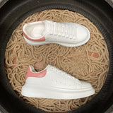 Sneakers White & Back Pink Squares 2024