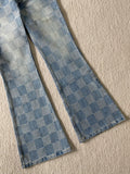 Jeans Blue Square Style 2024