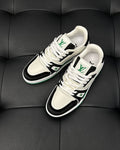 Sneakers White Black & Green 2024