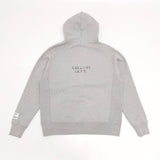 Hoodie Grey & Faded Back Logo 2023