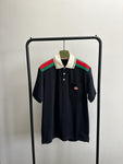 Polo Black & Shoulders Stripes 2024