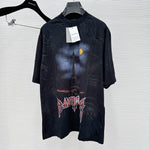 T-Shirt Washed Black Old Style 2024