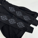 Hoodie Black Zip-Up & Arms Logo 2024