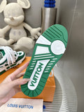 Sneakers White & Green Skater Style 2023