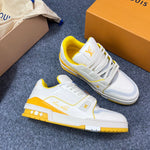 Sneakers White & Yellow Details 2023