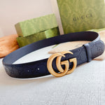 Belt Black Monogram & New Gold Buckle 2024