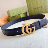 Belt Black Monogram & New Gold Buckle 2024