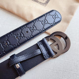 Belt Black Monogram & New Dark Buckle 2024