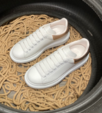 Sneakers White & Bronze Leather Back 2024