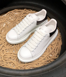 Sneakers White & Dark Bronze Leather Back 2024