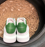 Sneakers White & Green Leather Back 2024