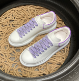 Sneakers White & Light Purple Outline 2024