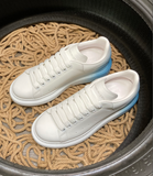 Sneakers White & Blue Spray Paint 2024