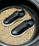 Sneakers Black Engraved Style 2024