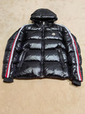 Down Jacket Black & Stripe Arms 2024