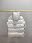 Down Jacket White & Stripe Arms 2024