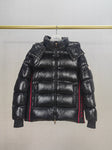 Down Jacket Black & Side Logo 2024