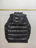 Down Jacket Black & Side Logo 2024