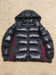 Down Jacket Black & Side Logo 2024