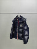 Down Jacket Dark Blue & Middle Stripe 2024