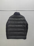 Down Jacket Black & Stripe Arm Logo 2024