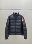 Down Jacket Dark Blue & Stripe Arm Logo 2024