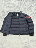 Down Jacket Dark Blue & Stripe Arm Logo 2024