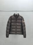 Down Jacket Brown & Stripe Arm Logo 2024