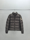 Down Jacket Brown & Stripe Arm Logo 2024