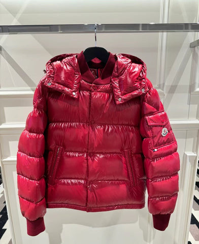 Down Jacket Red & Removable Hood 2024