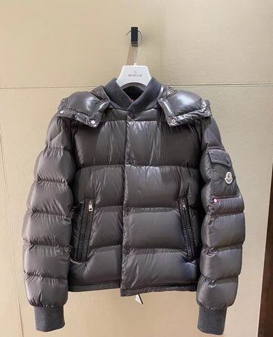 Down Jacket Dark Grey & Removable Hood 2024