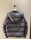 Down Jacket Dark Grey & Removable Hood 2024