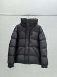 Down Jacket Black & Big Vertical Logo 2024