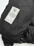 Down Jacket Black & Leather Details 2024