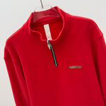 Crewneck Red & Embroidered Logo 2024