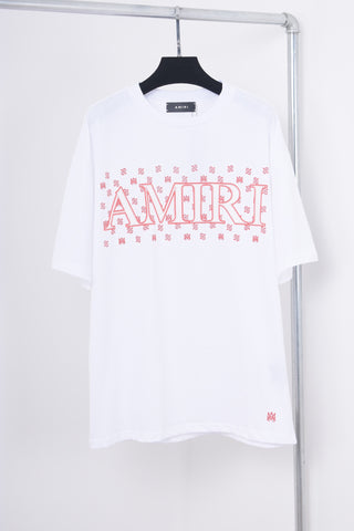 T-Shirt White & Big Embroidered Logo 2023