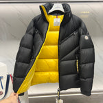 Down Jacket Black & Yellow