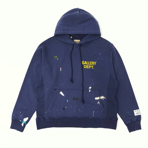 Hoodie Dark Blue & Yellow Logo 2023