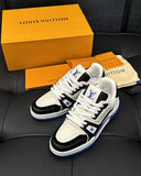 Sneakers White Black & Blue 2024