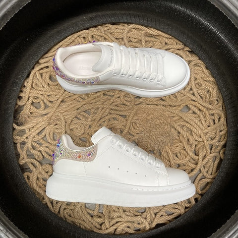 Sneakers White & Back Bling Colorful 2024