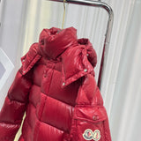 Down Jacket Red & Double Logo Arm