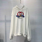 Hoodie White & Red Logo 2023