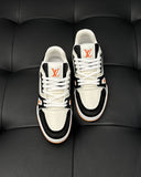 Sneakers White Black & Orange 2024