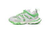 Track Sneakers White & Green