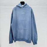 Hoodie Light Blue & Embroidered Logos 2023