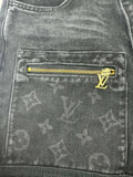 Jeans Black & Monogram Pocket 2023