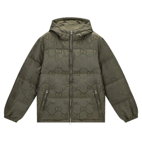 Down Jacket Green & Monogram 2023