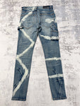 Jeans Blue & White Paint Style 2023