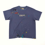 T-Shirt Blue & Gold Logo