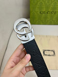 Belt Black Monogram & Silver New Buckle 2024